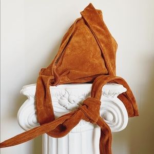 Free People slouchy suede tie strap bag
